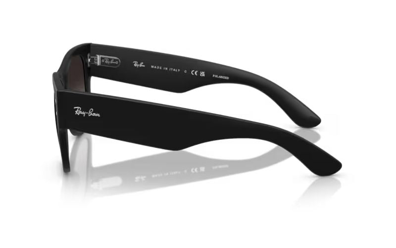 RAYBAN MEGA WAYFERER LITEFORCE MATT BLACK  POLARIZED